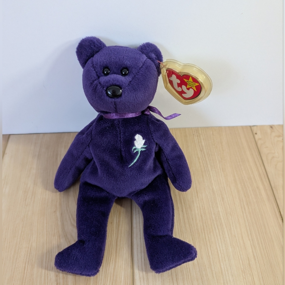 "Princess" Diana Ty Beanie Baby Bear Plush